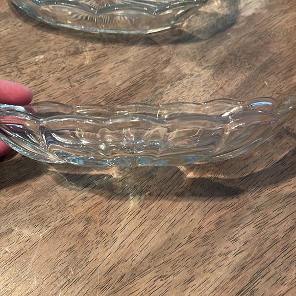 2 vintage glass condiment serving dishes or display 💎 - Picture 3 of 16